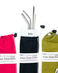 *Seconds* Straw Pouch: Surprise Color Linen
