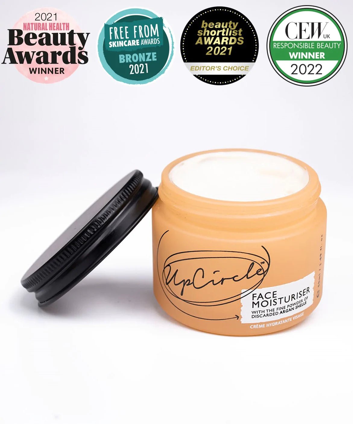 Organic Face Moisturizer with Upcycled Argan Shells: 1.7 oz - Marley's Monsters