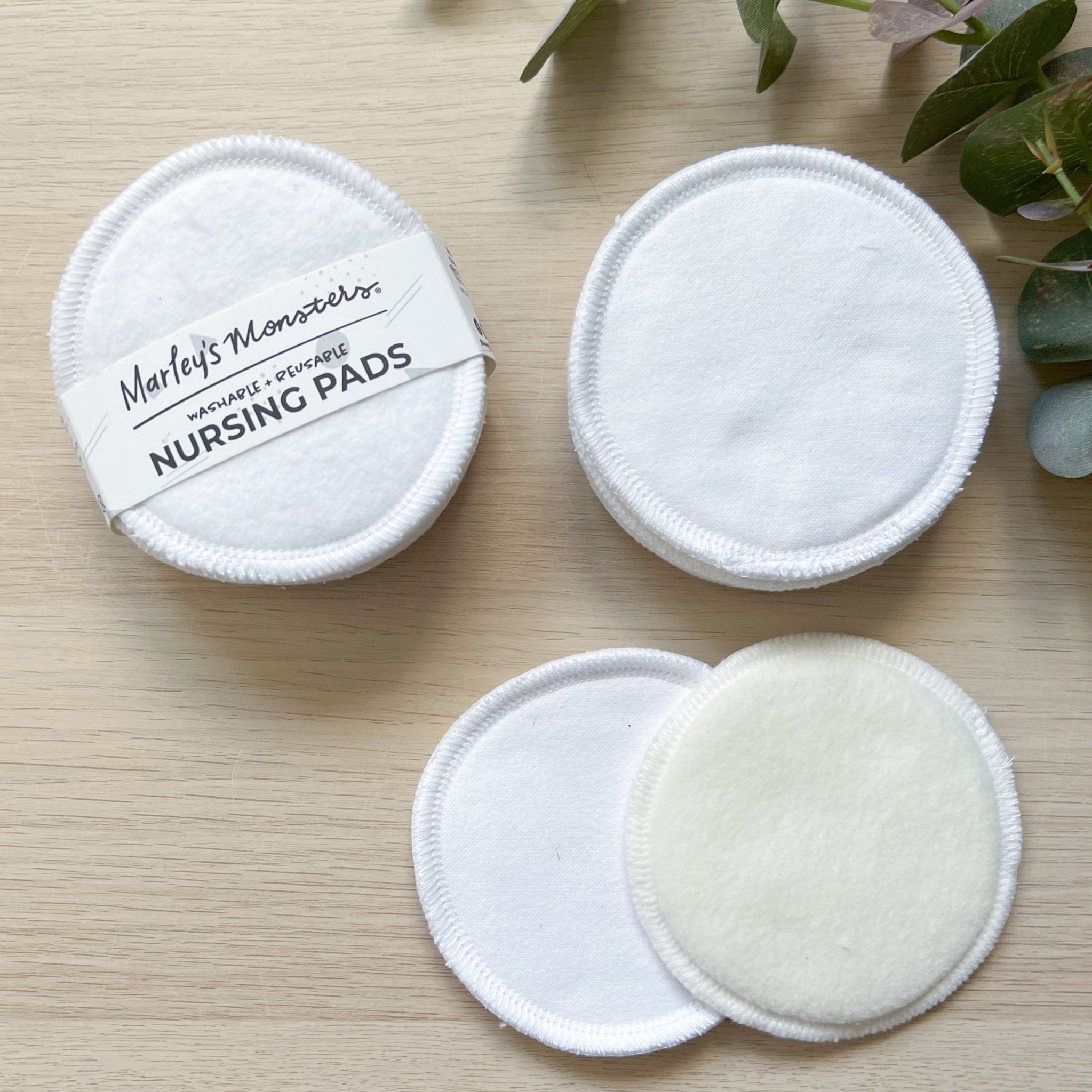 Reusable Nursing Pads: 6 Pairs - Marley's Monsters