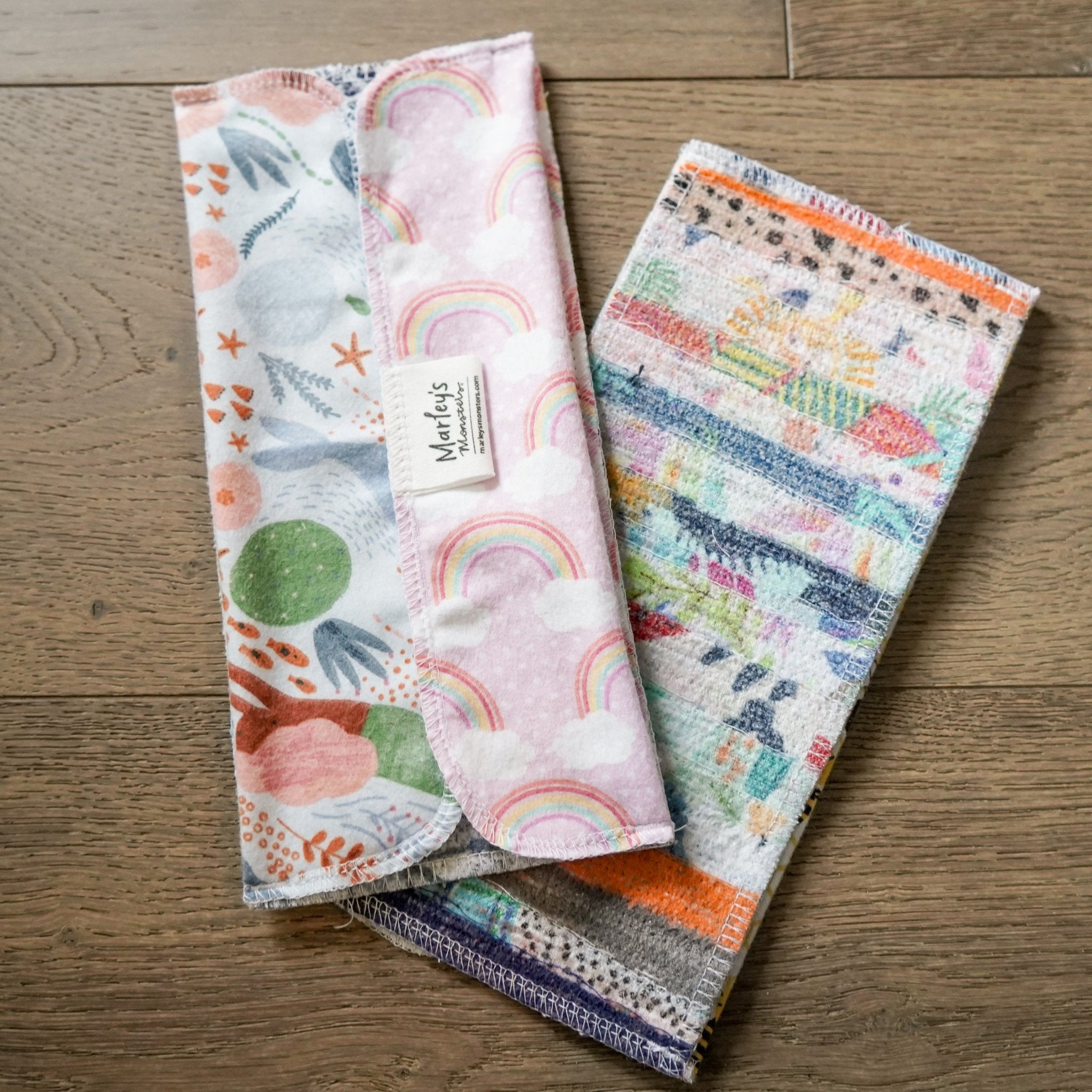 Scrap Felt Mop Pads: Set of 2 - Marley's Monsters