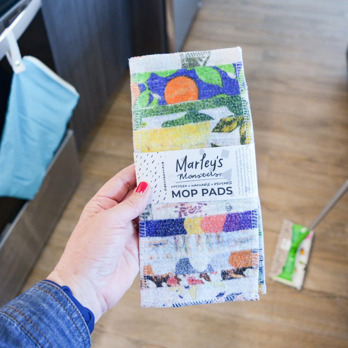 Scrap Felt Mop Pads: Set of 2 - Marley's Monsters