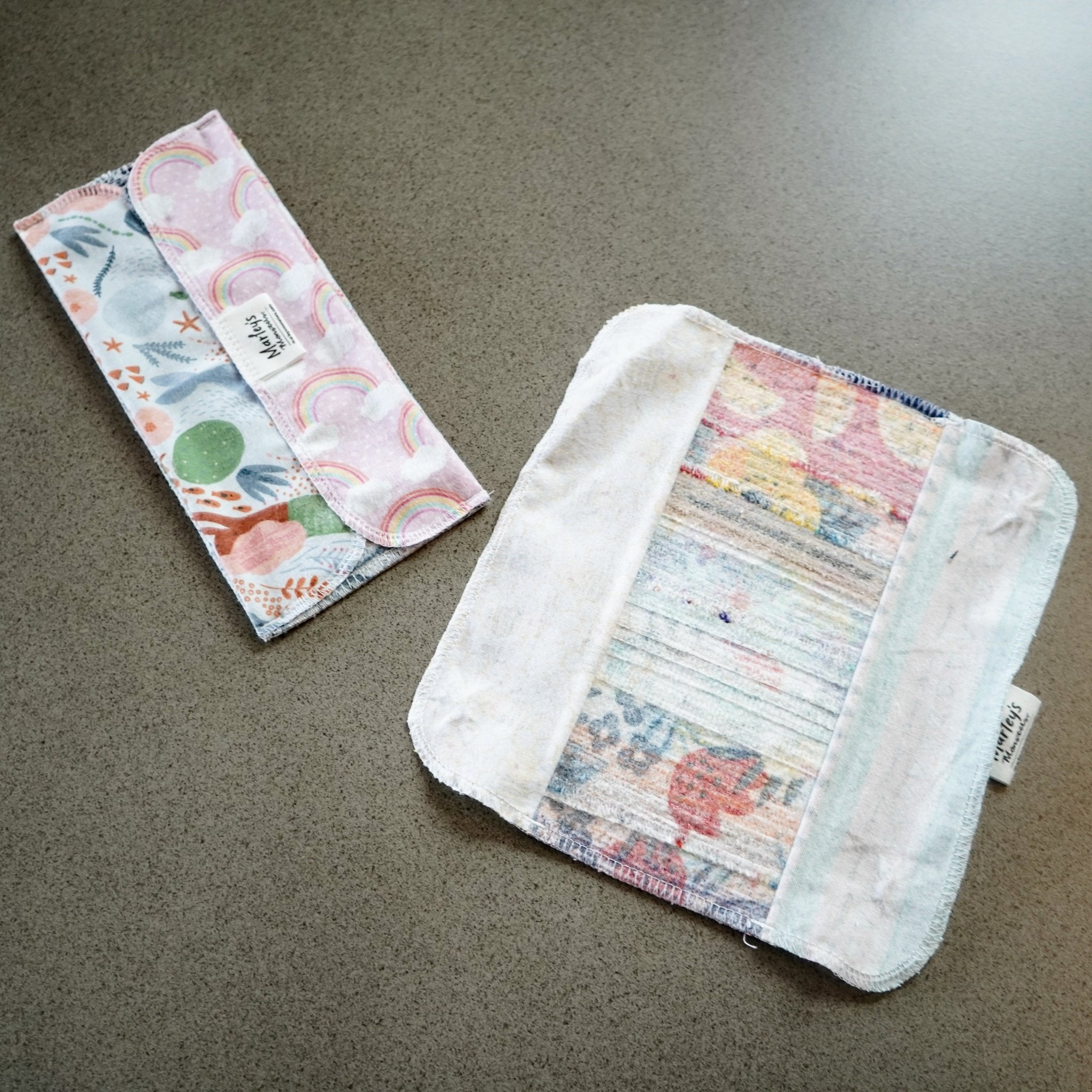 Scrap Felt Mop Pads: Set of 2 - Marley's Monsters