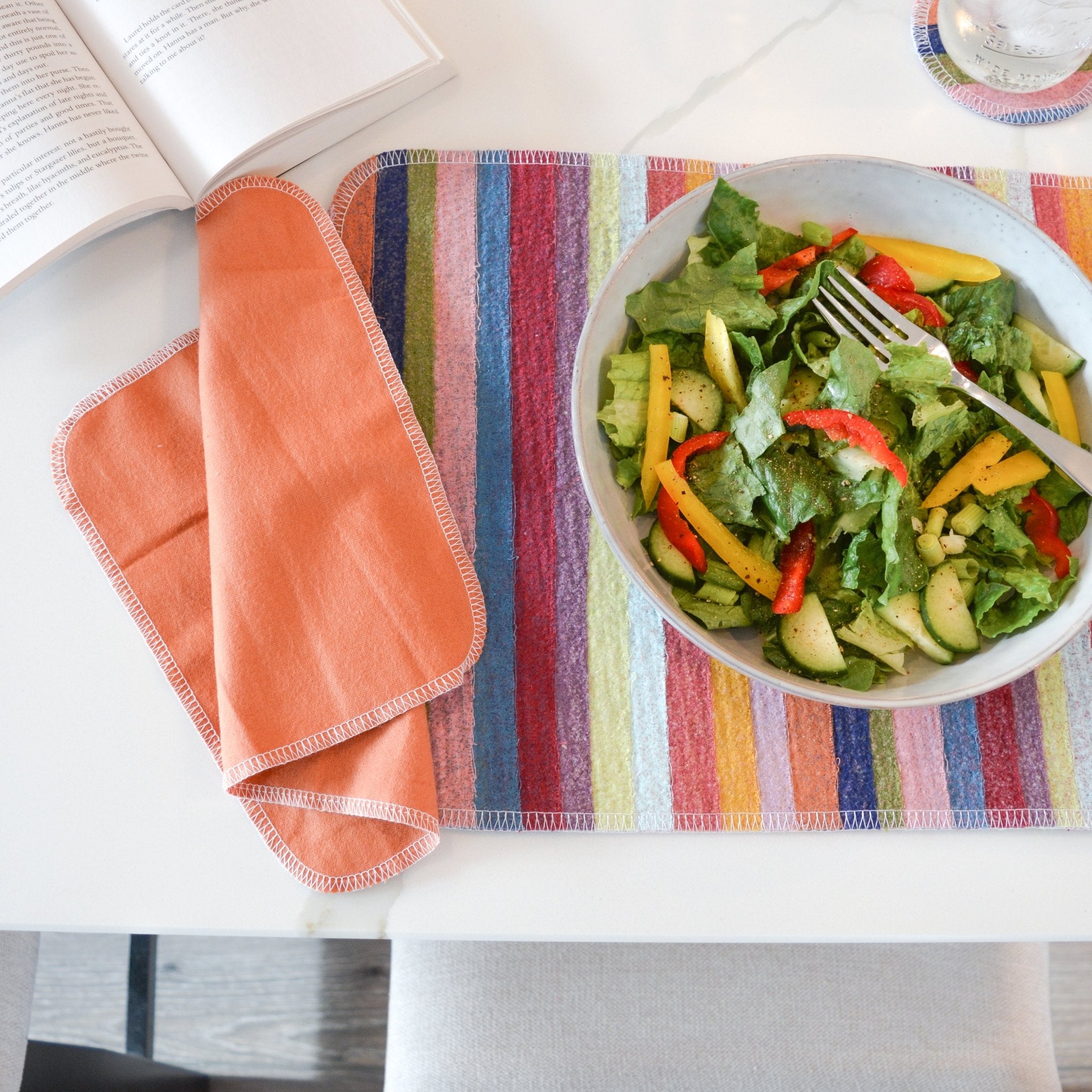 Scrap Felt Placemat / Drying Mat - Marley's Monsters