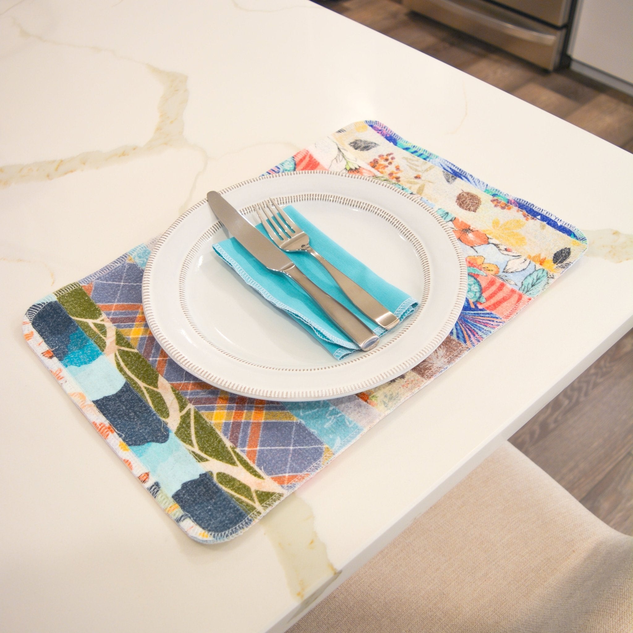 Scrap Felt Placemat / Drying Mat - Marley's Monsters