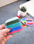 Scrap Felt Polish Pads: Set of 4 - Zero Waste Upcycled - Marley's Monsters