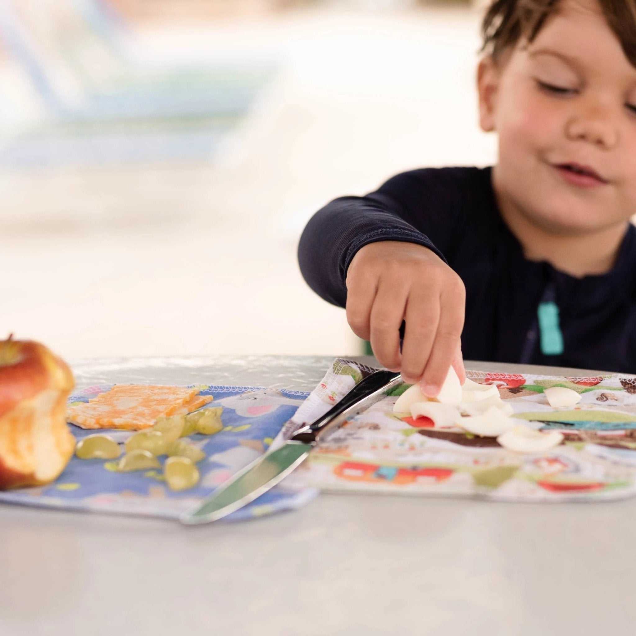 marley's monsters cloth napkins Marley's Monsters Small Cloth Napkins: Specialty Prints 6-Pack