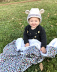 Swaddle Blanket: Flannel - Marley's Monsters