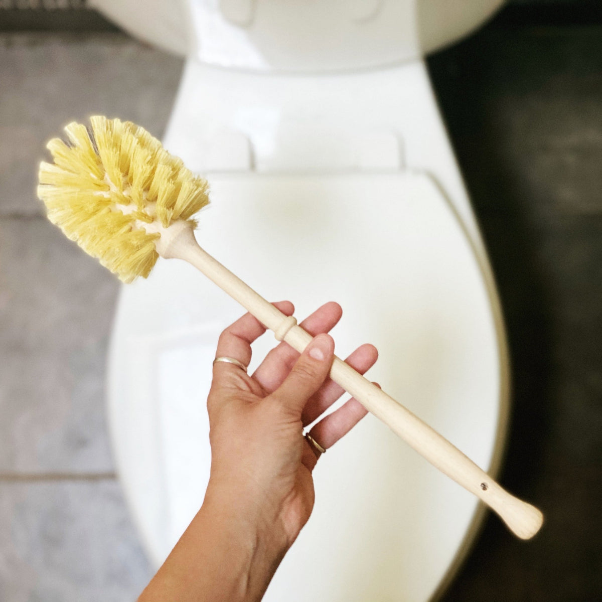Natural hot sale toilet brush
