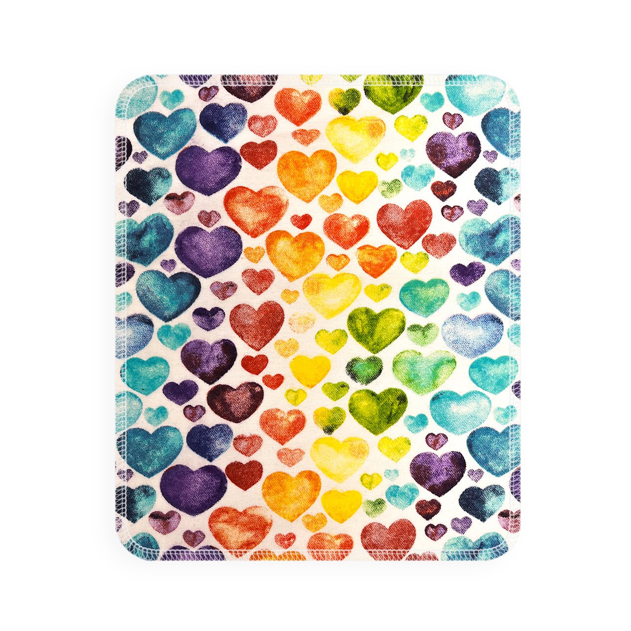 Marley's Monsters UNpaper® Towel Single: Rainbow Hearts