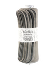 UUNpaper® Towels: Color Mixes - Greys - Marley's Monsters cotton flannel reusable paper towels