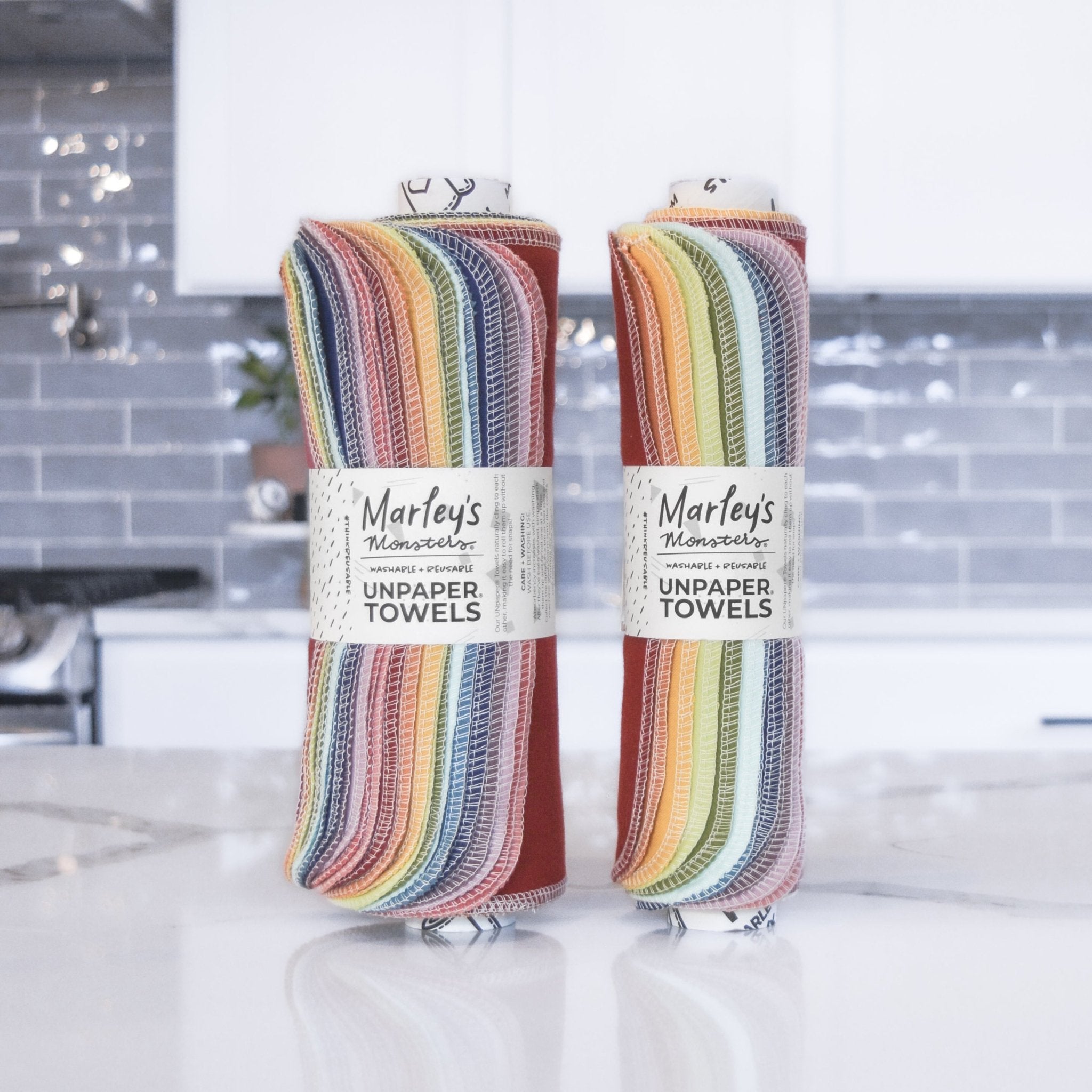 UNpaper® Towels Earthy Rainbow Marley's Monsters Reusable Towels