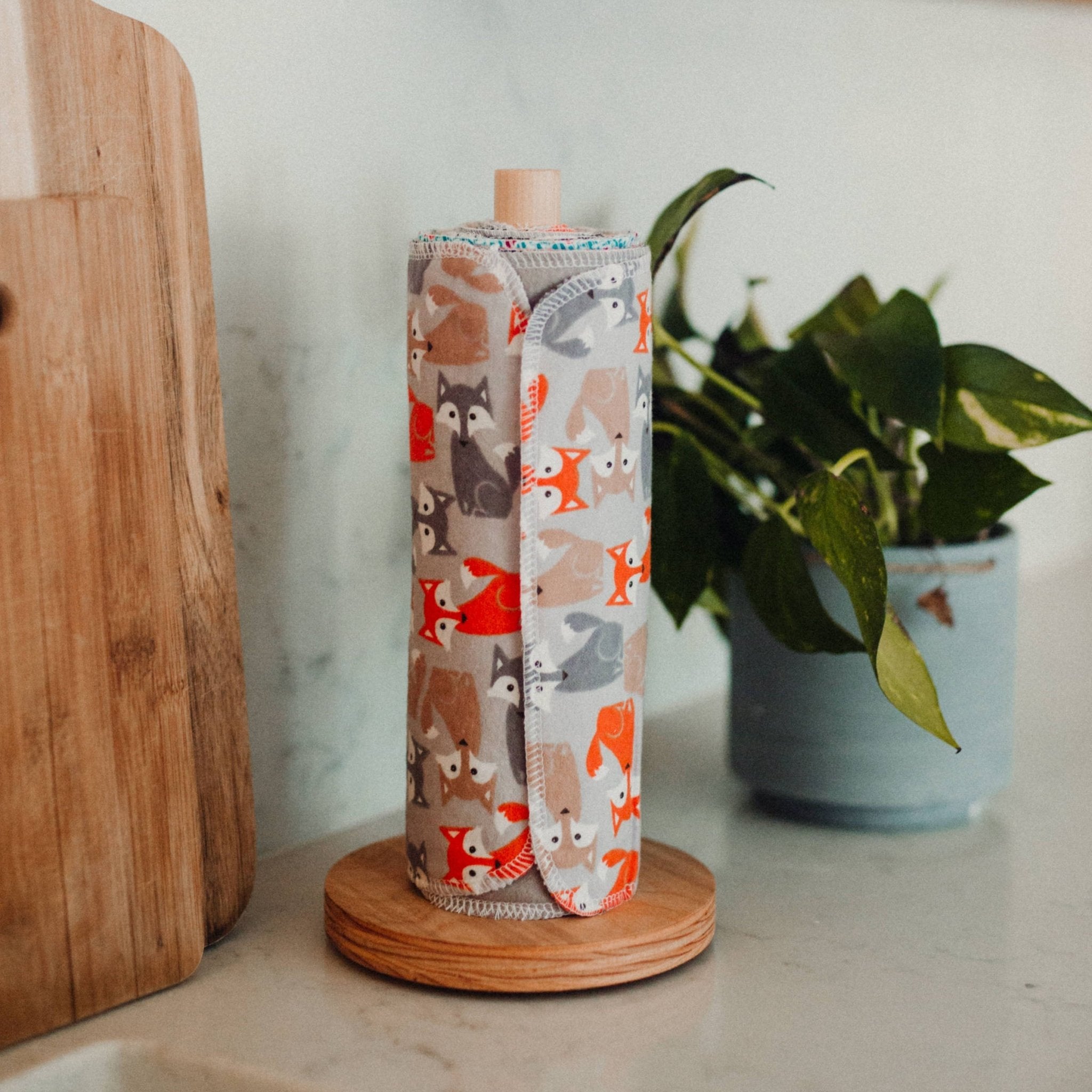 Marley's Monsters Unpaper Towels + Wooden Holder: Surprise Prints