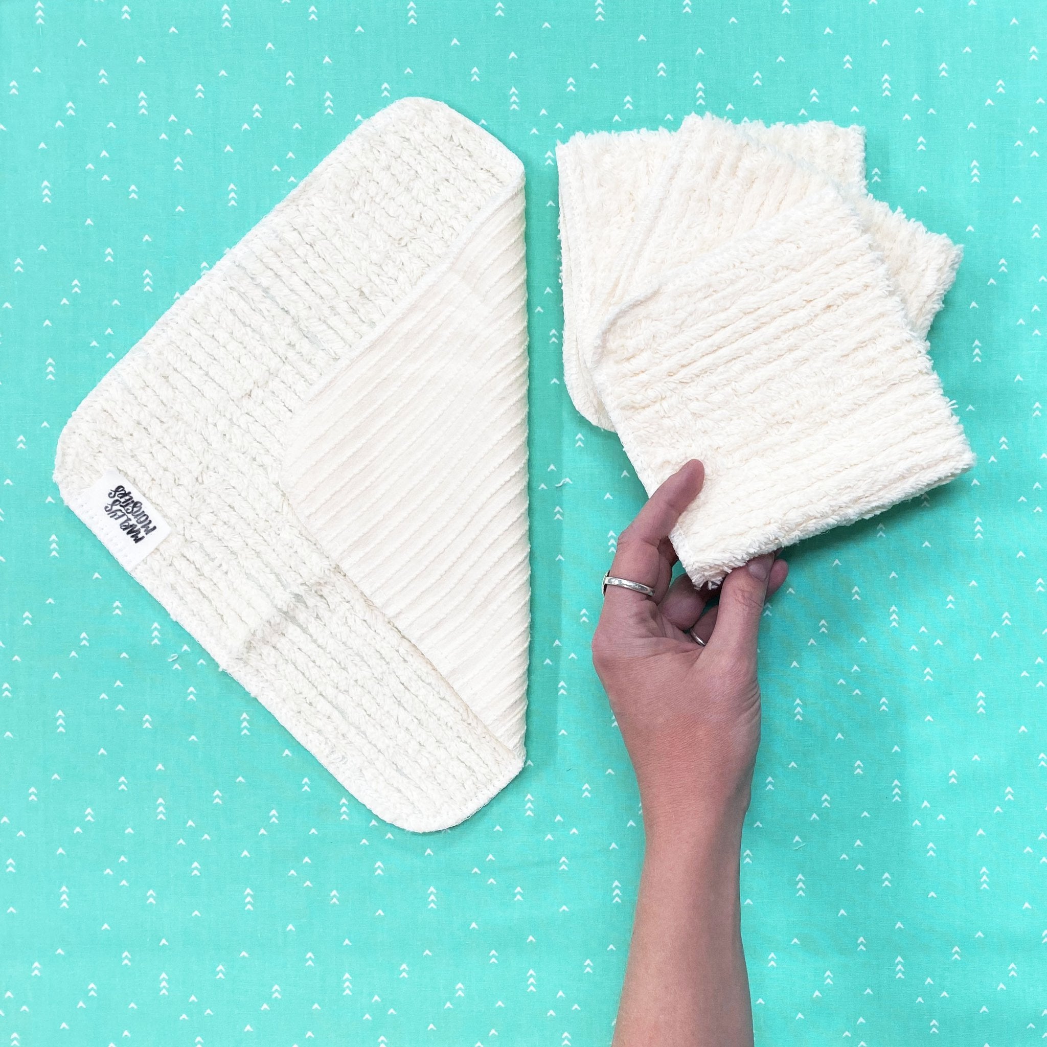 Fluffy washcloths hotsell
