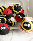 Wool Dryer Balls: Bugs Are Friends Set Of 6 - Marley's Monsters