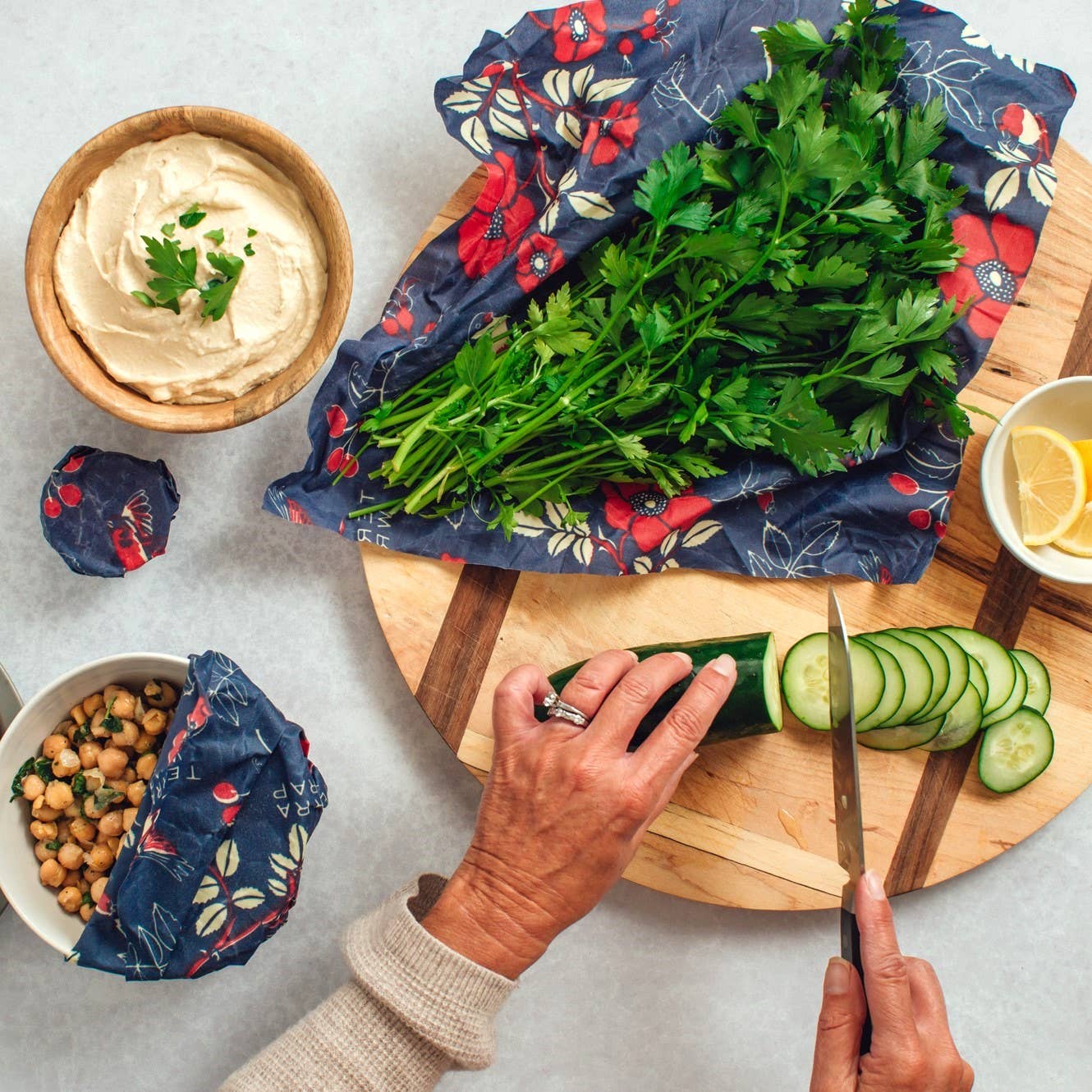 Beeswax Food Wrap: Cut-to-Size Roll