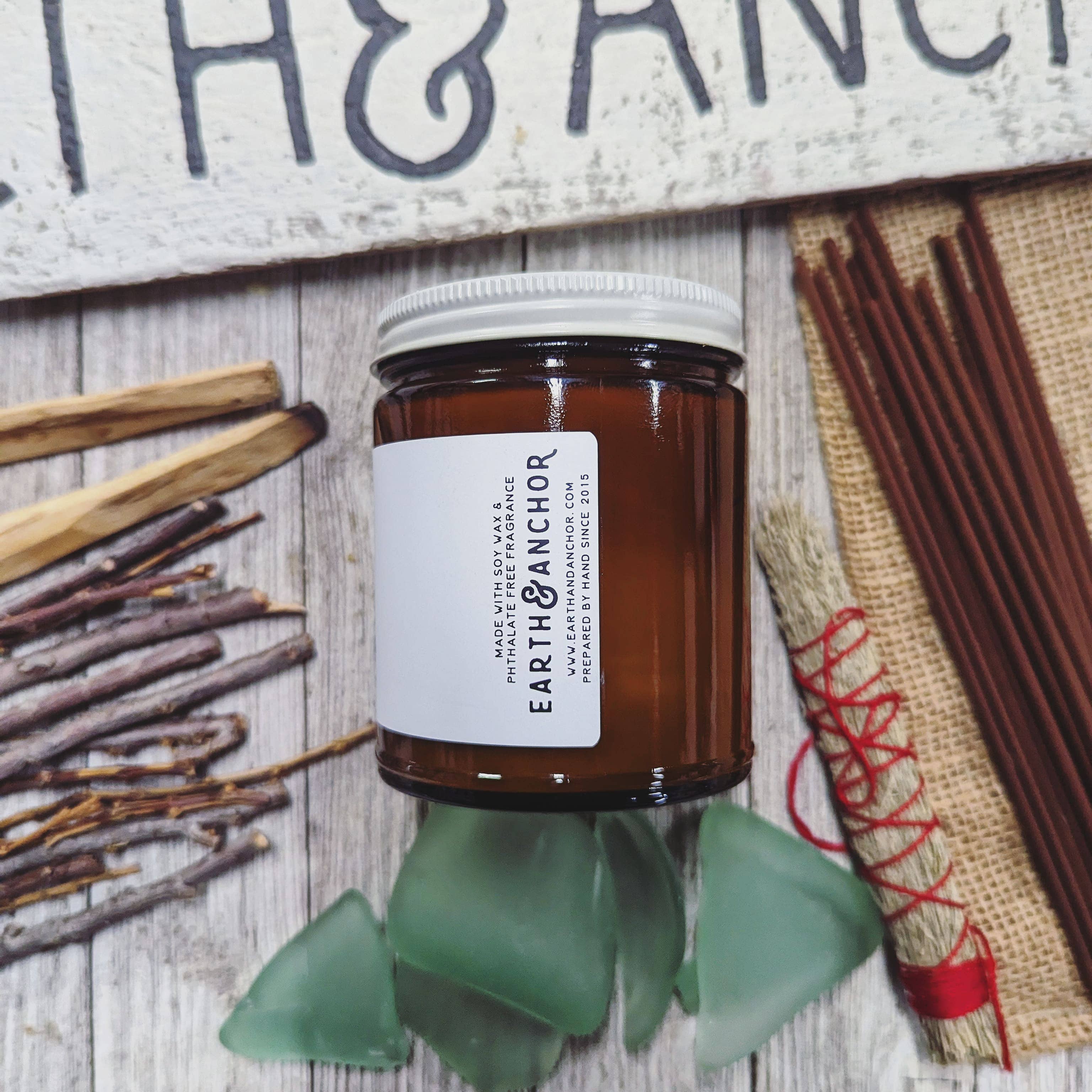 Vegan Soy Candle: Hand-Poured Natural Aromatherapy