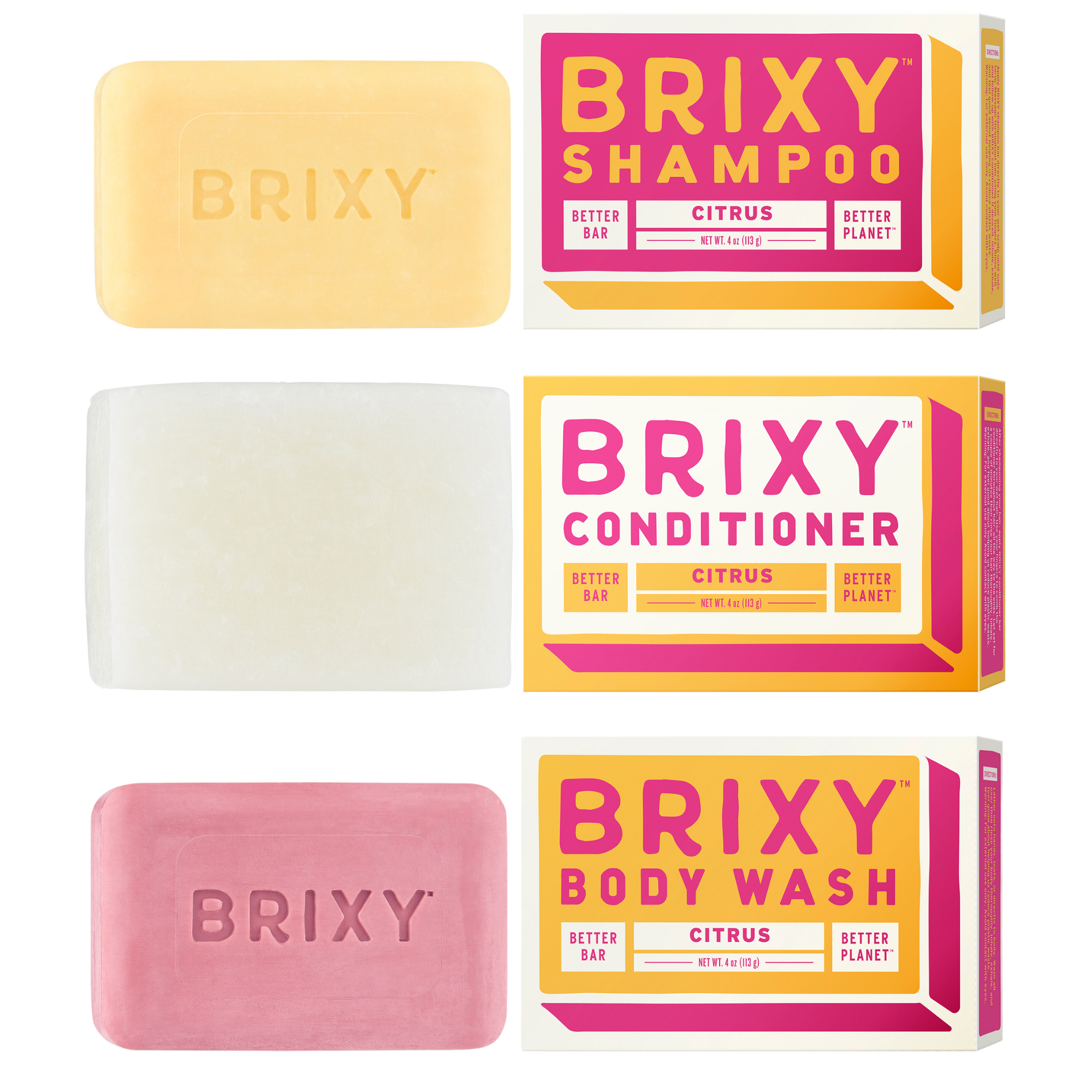 Hair &amp; Body Bar Gift Set: Brixy