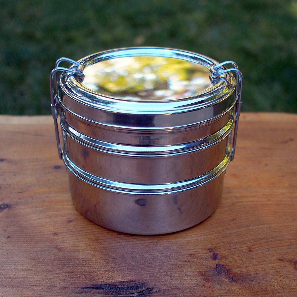 Tri Bento: Stainless Steel