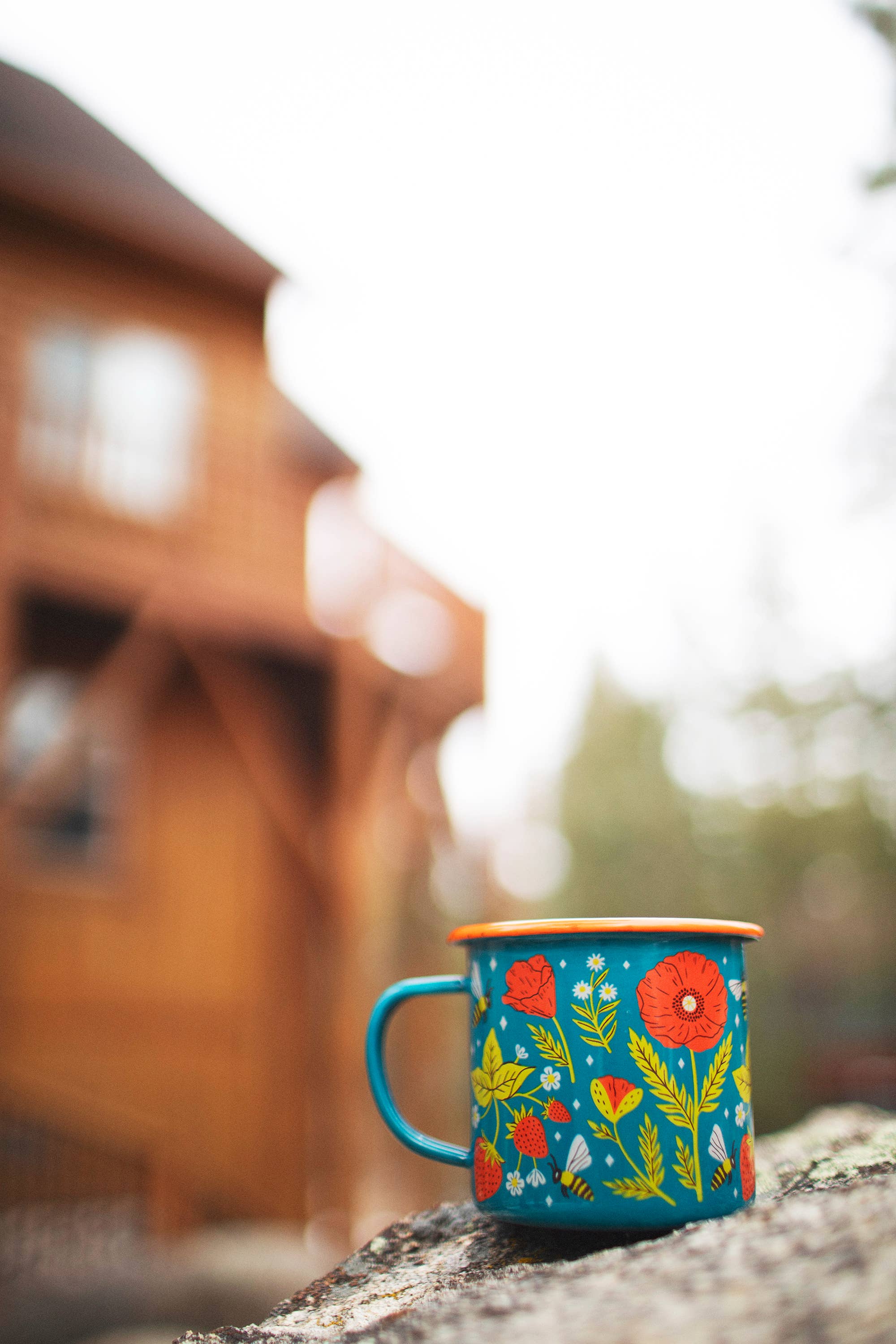 Enamel Coffee &amp; Camp Mug 16 Oz