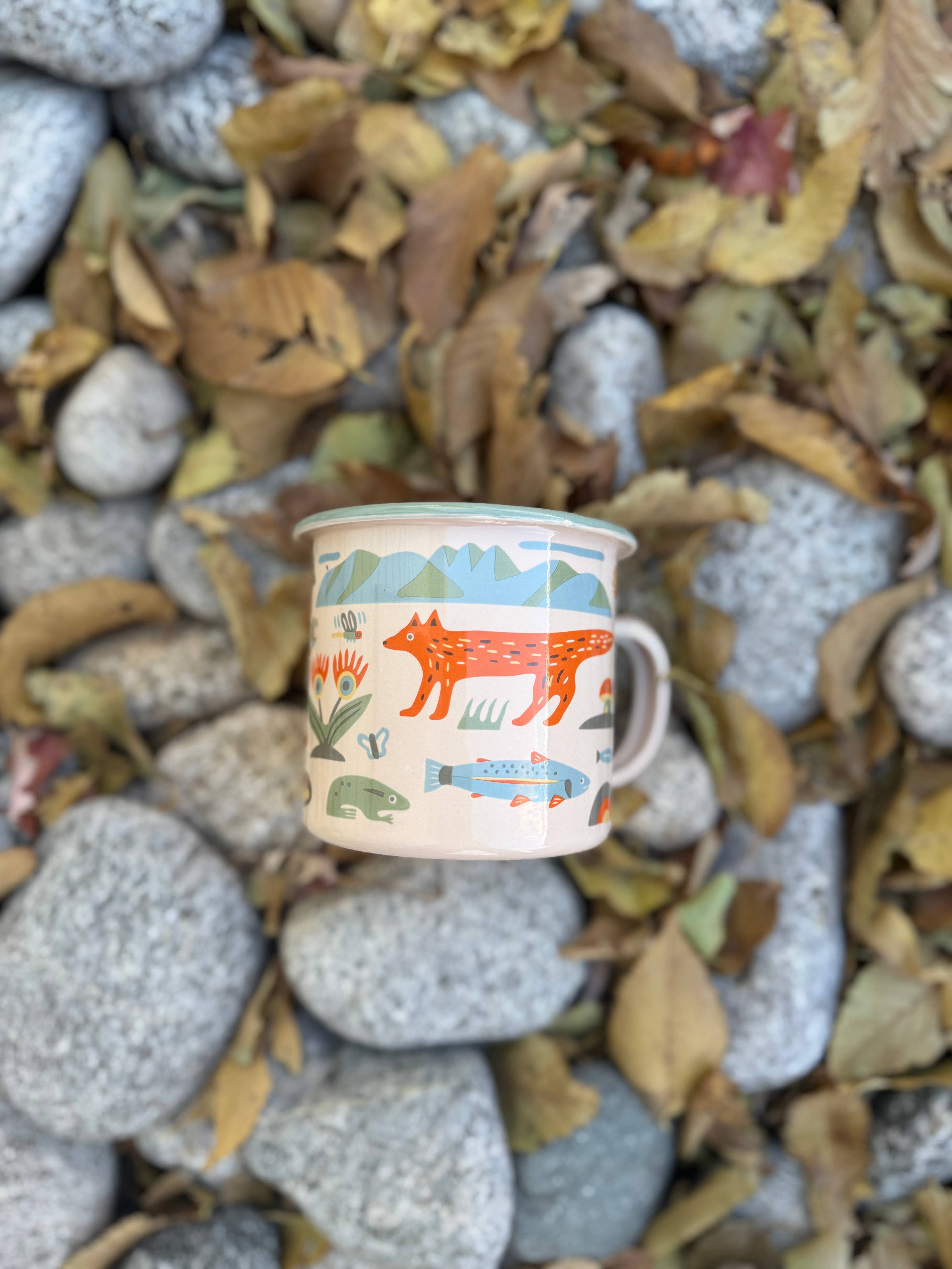 Enamel Coffee &amp; Camp Mug 16 Oz
