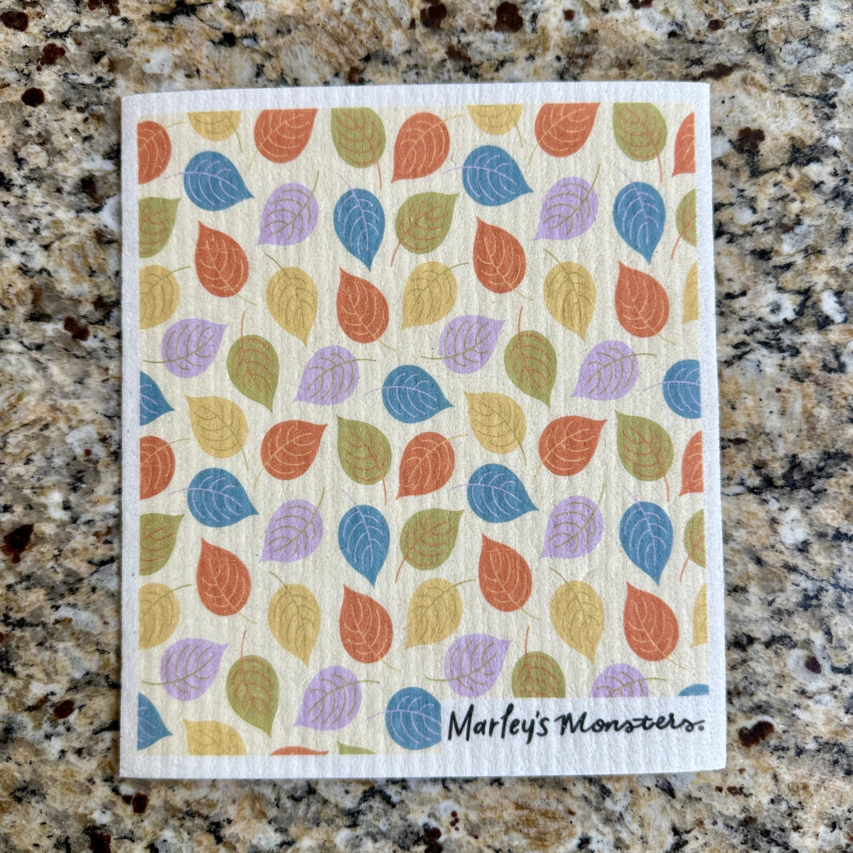 Swedish Dish Cloth: Fall Prints