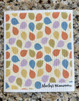 Swedish Dish Cloth: Fall Prints