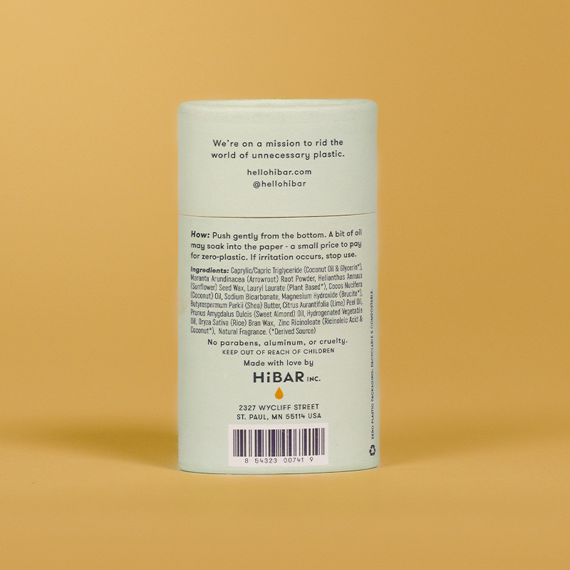 Deodorant: HiBAR
