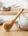 Bamboo Bottle Cleaning Brush: Sisal & Coconut