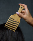 Bamboo Hair Pick