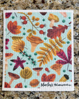 Swedish Dish Cloth: Fall Prints