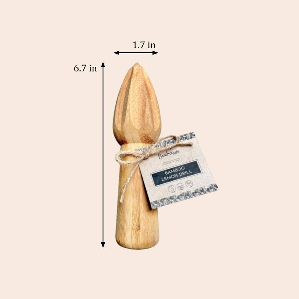 Bamboo Lemon Juicer Drill