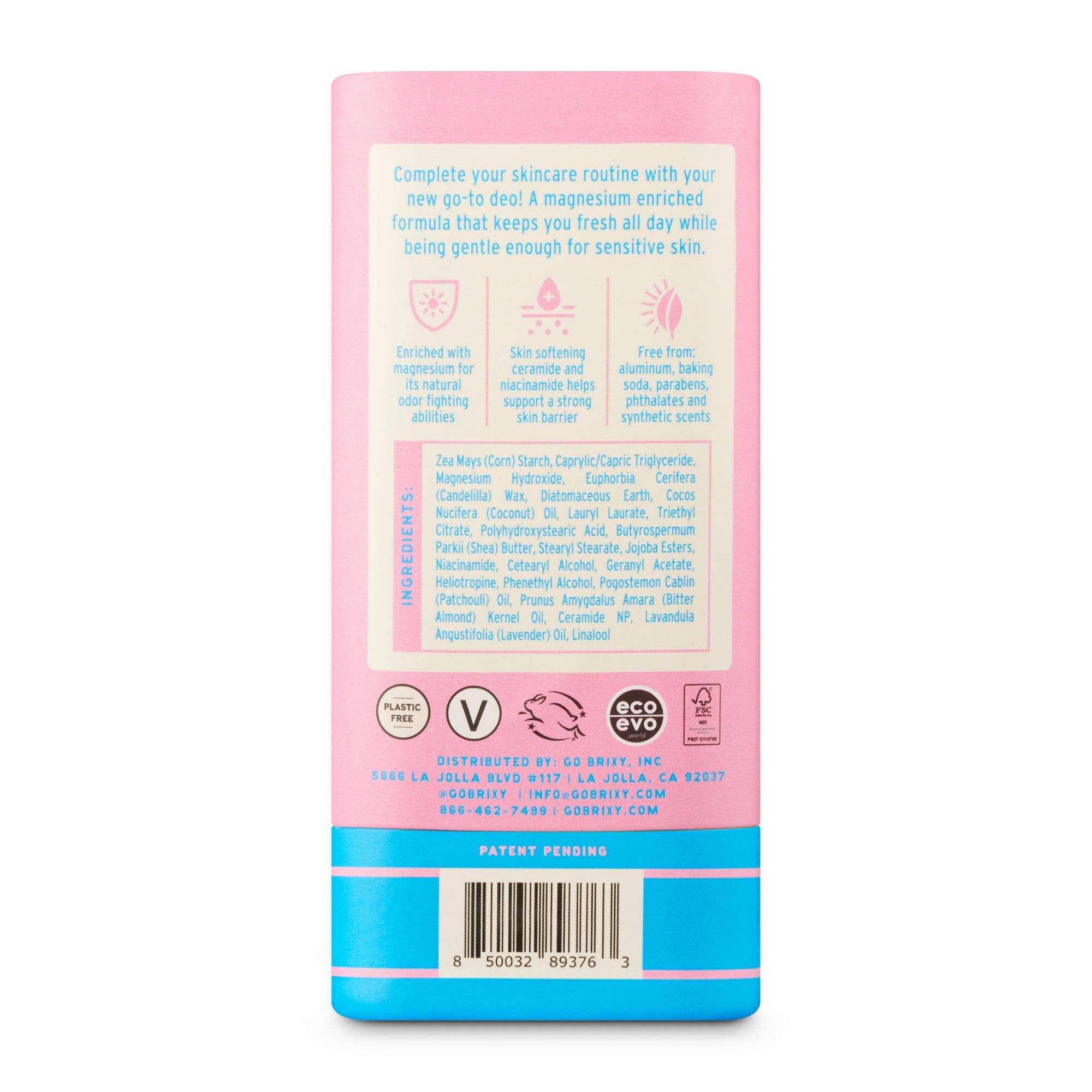 Deodorant: Magnesium Enriched &amp; Aluminum Free