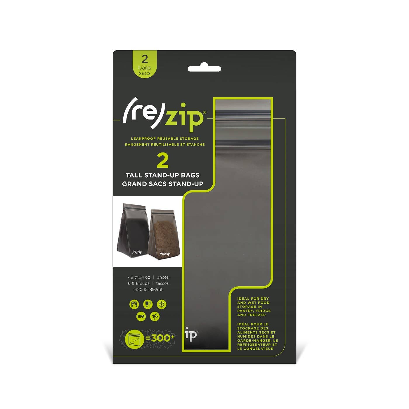 Reusable Coffee/Tea Storage Bags: 2-Pack