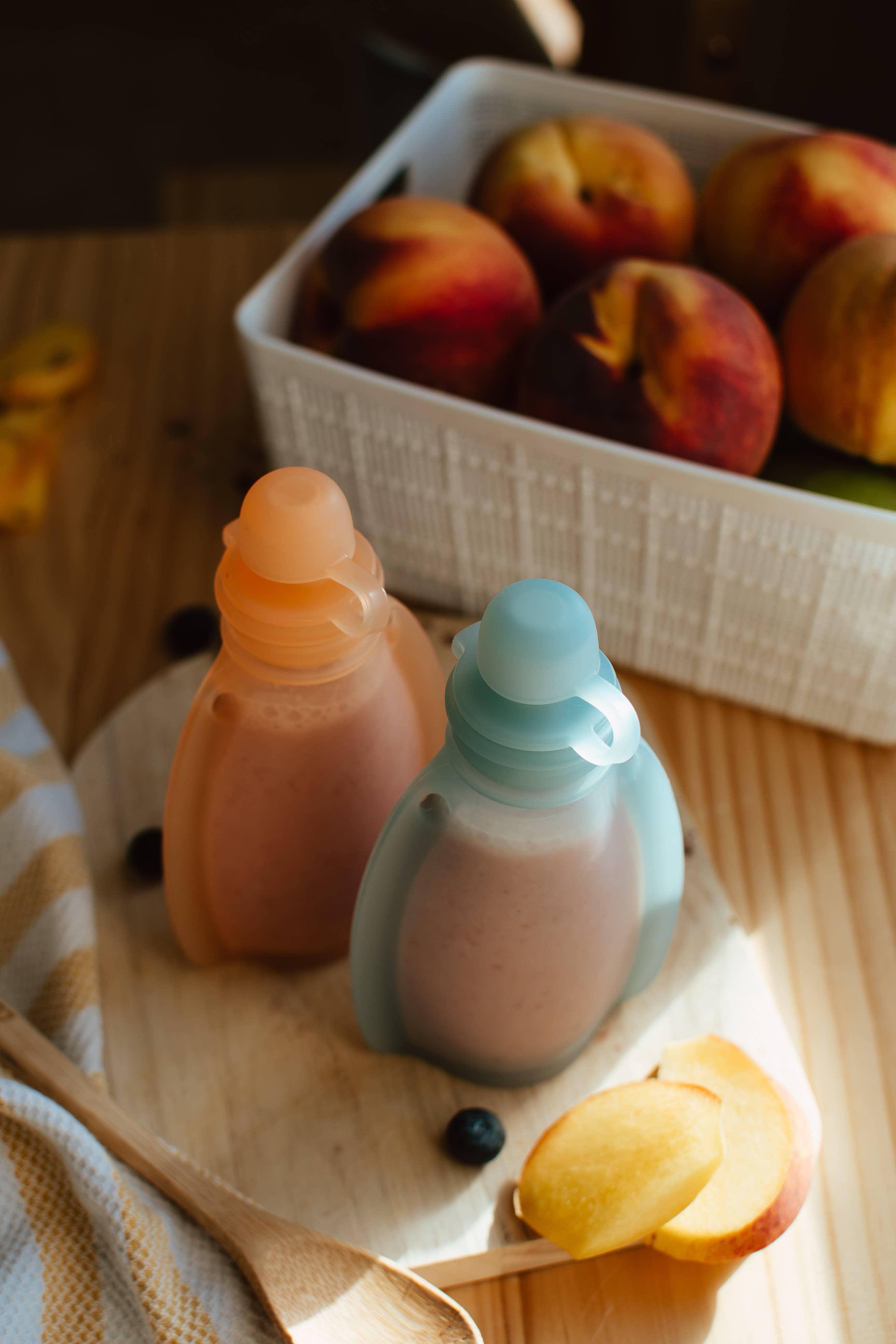 Reusable Baby Food Pouch: Silicone