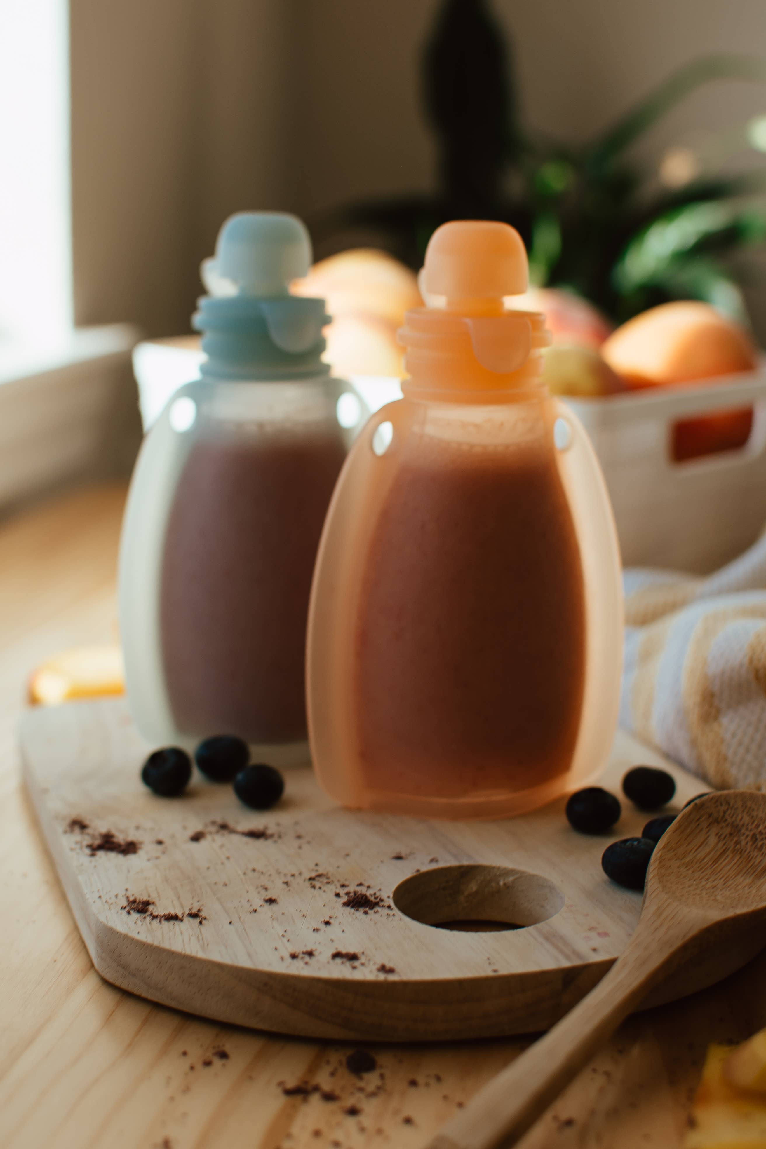 Reusable Baby Food Pouch: Silicone