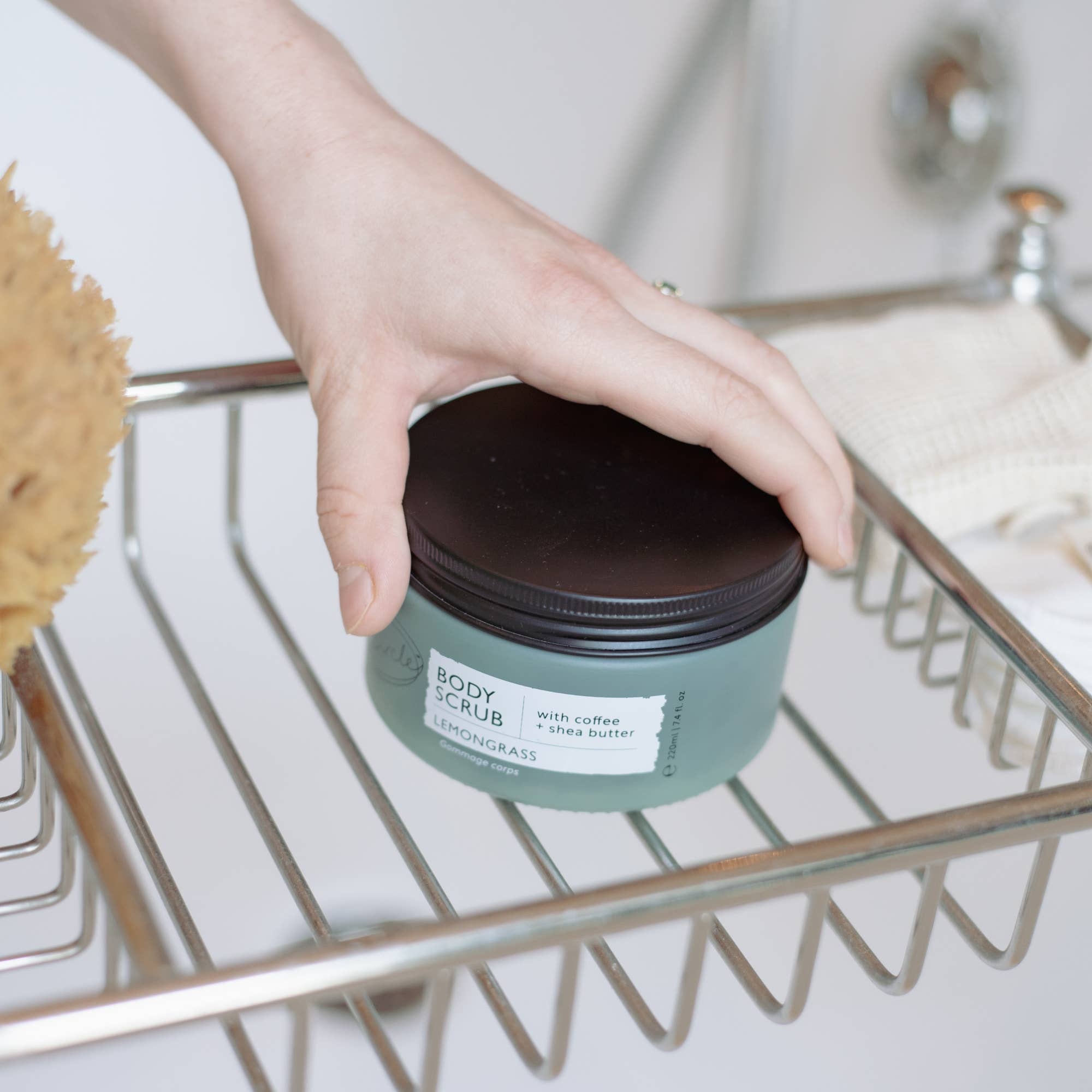 Body Scrub: Lemongrass with Coffee &amp; Shea Butter