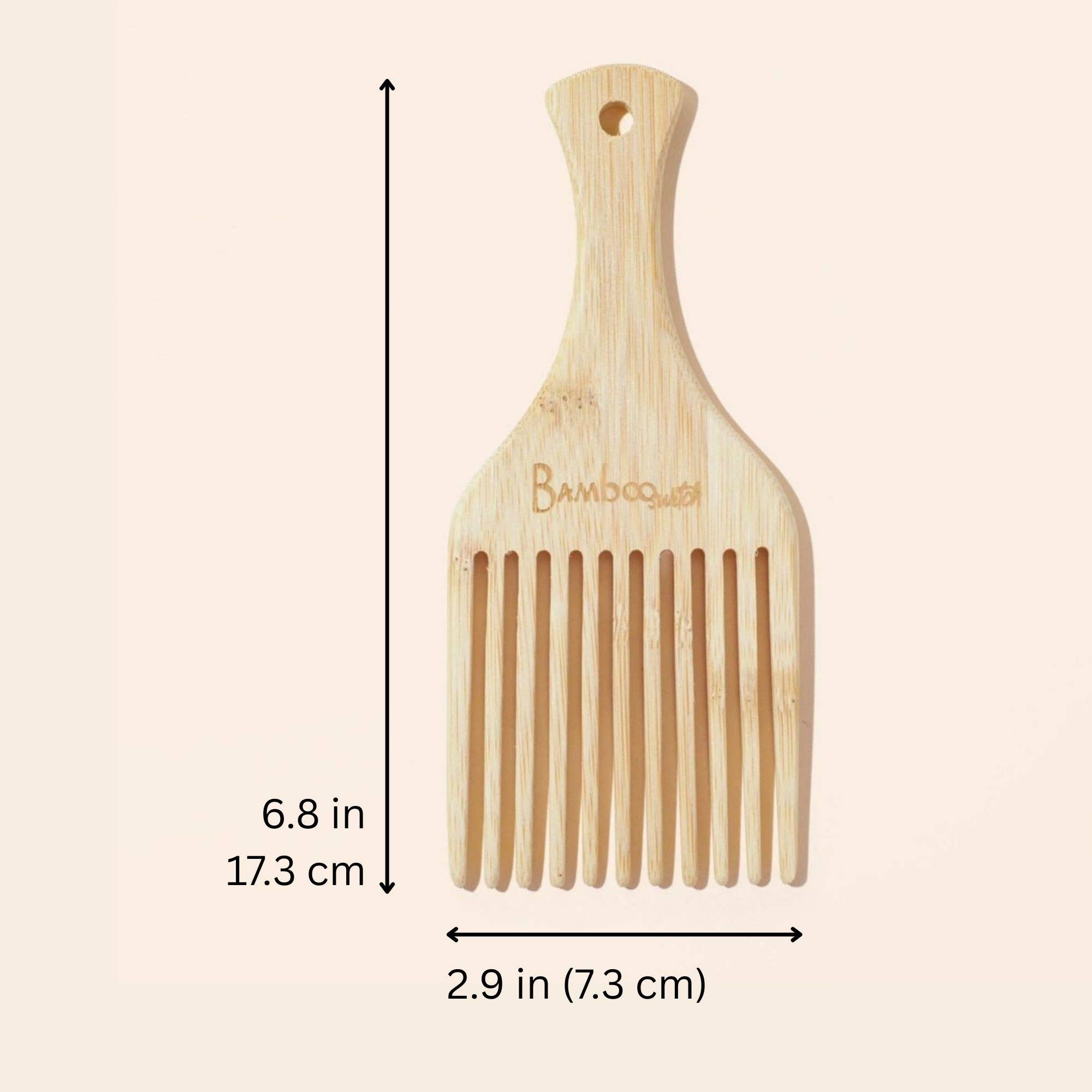 Bamboo Hair Pick