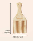 Bamboo Hair Pick