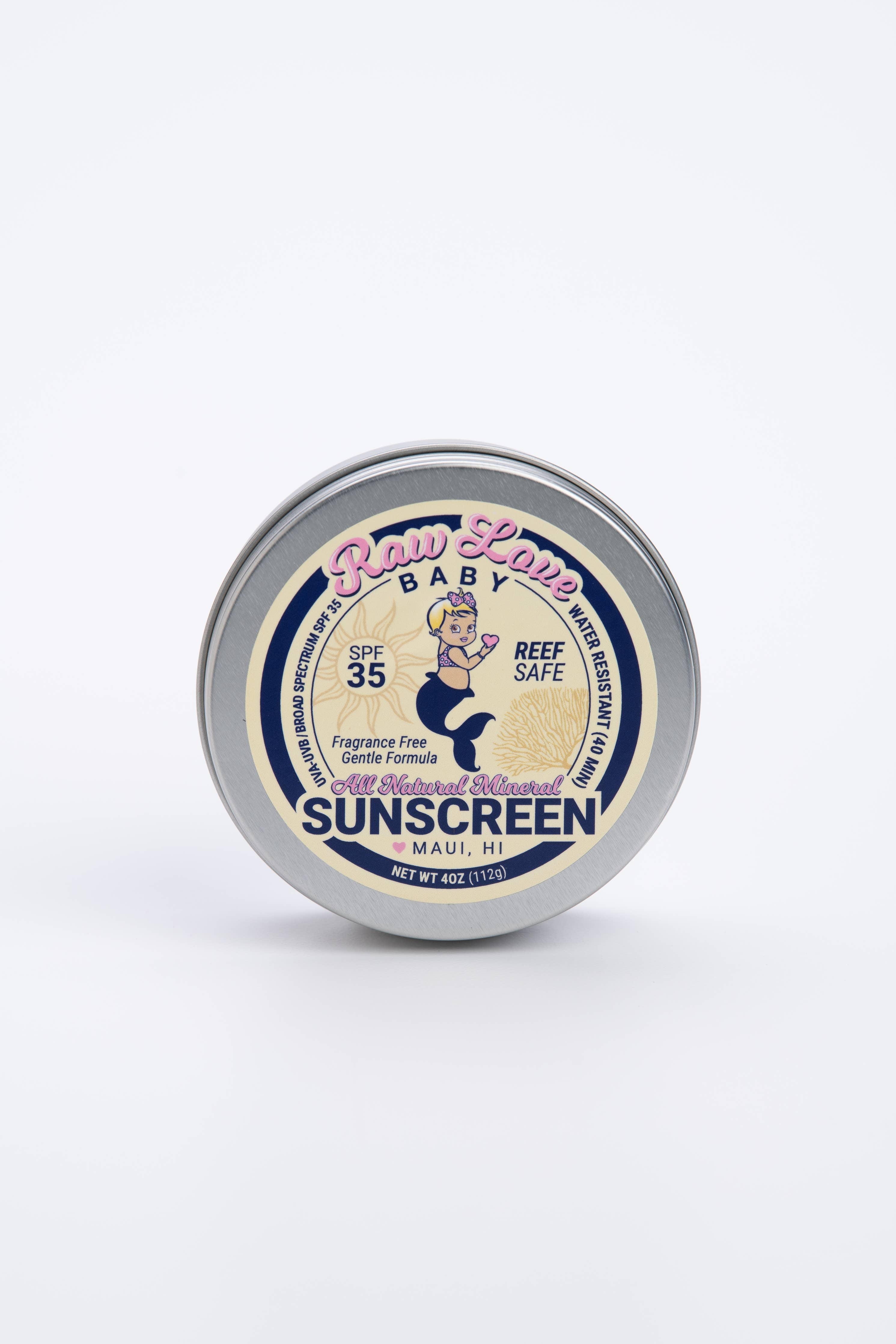 Baby Mineral Sunscreen: SPF 35