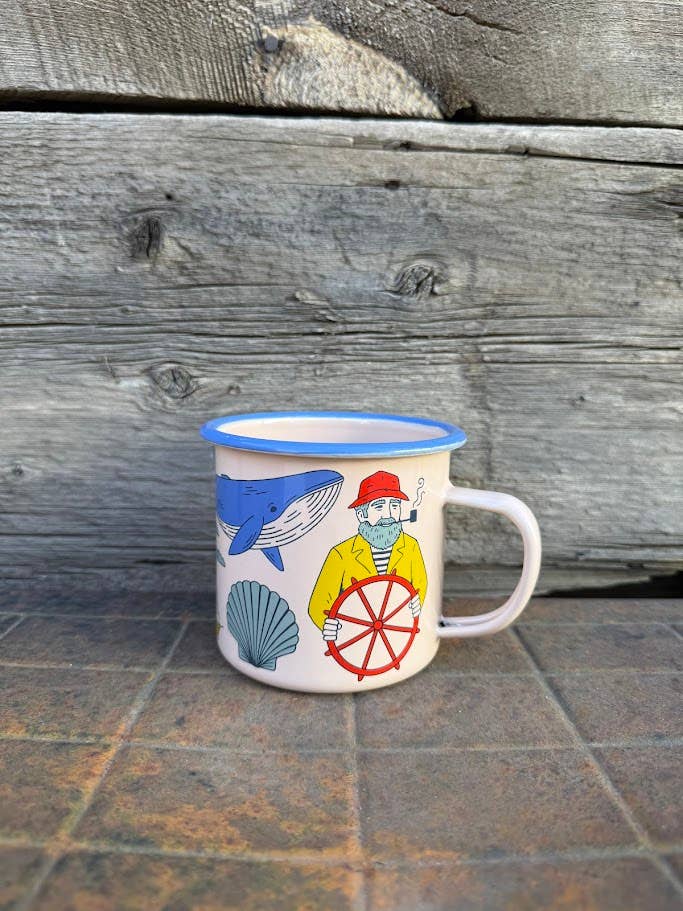Enamel Coffee &amp; Camp Mug 16 Oz