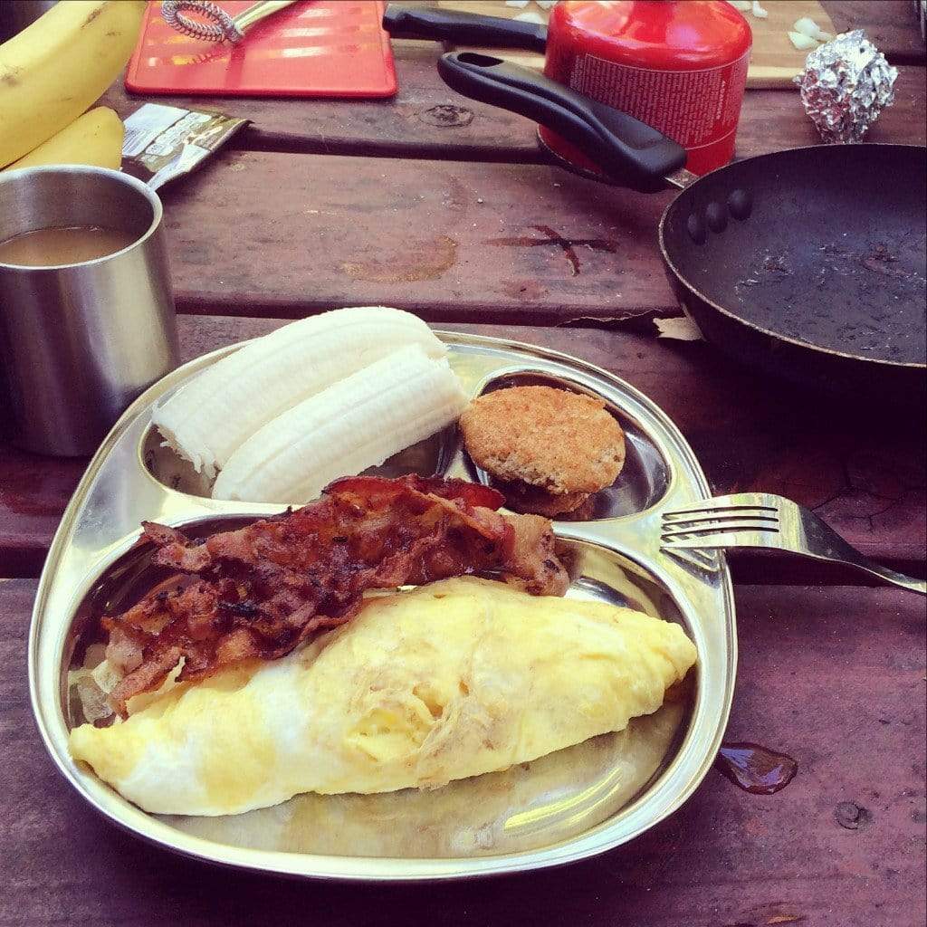Camping Tray: Stainless Steel