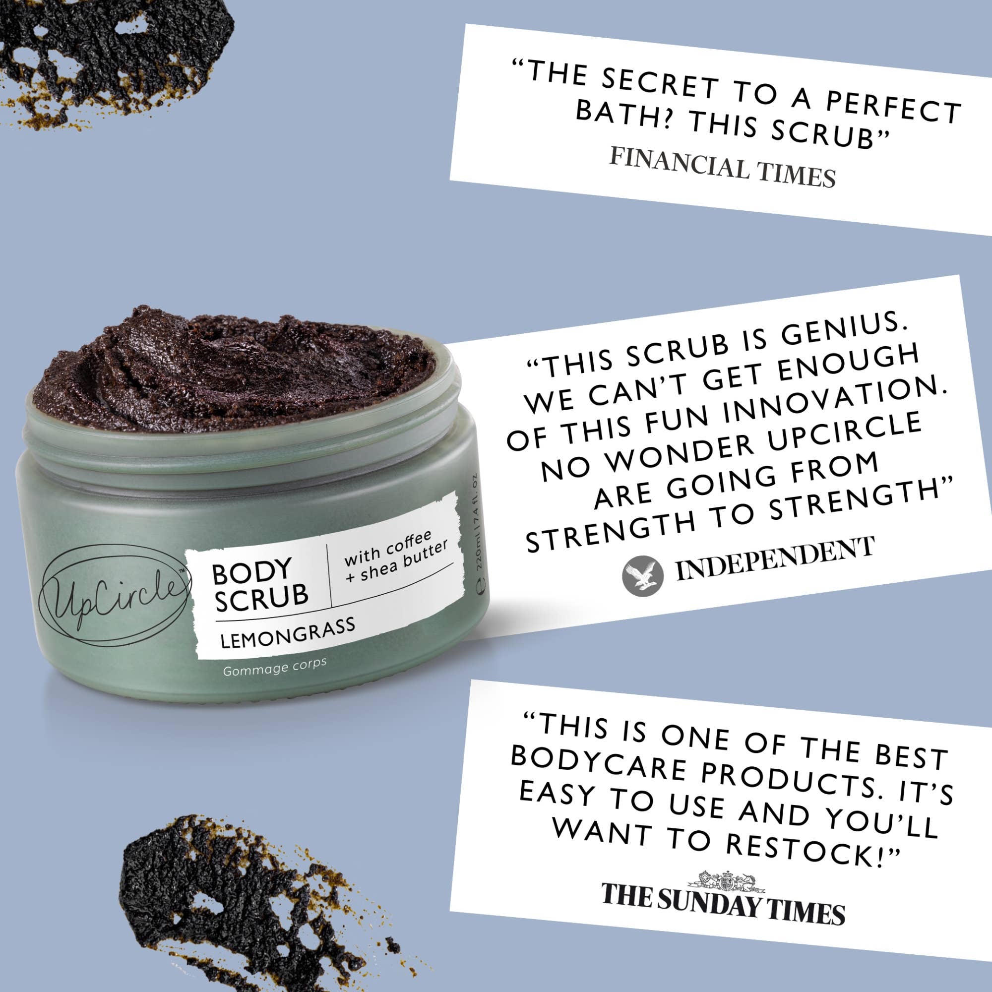 Body Scrub: Lemongrass with Coffee &amp; Shea Butter