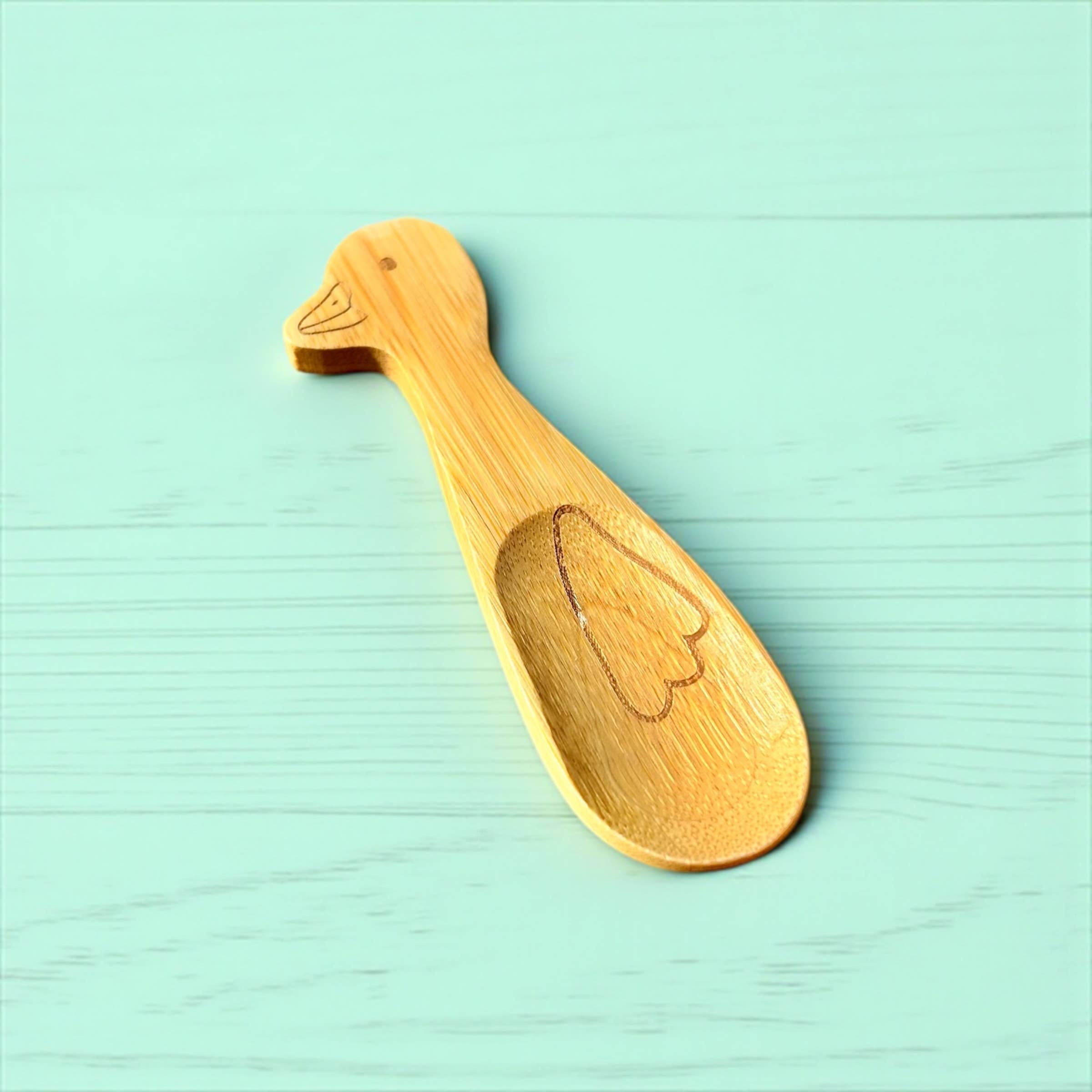 Bamboo Toddler Utensils: Animals