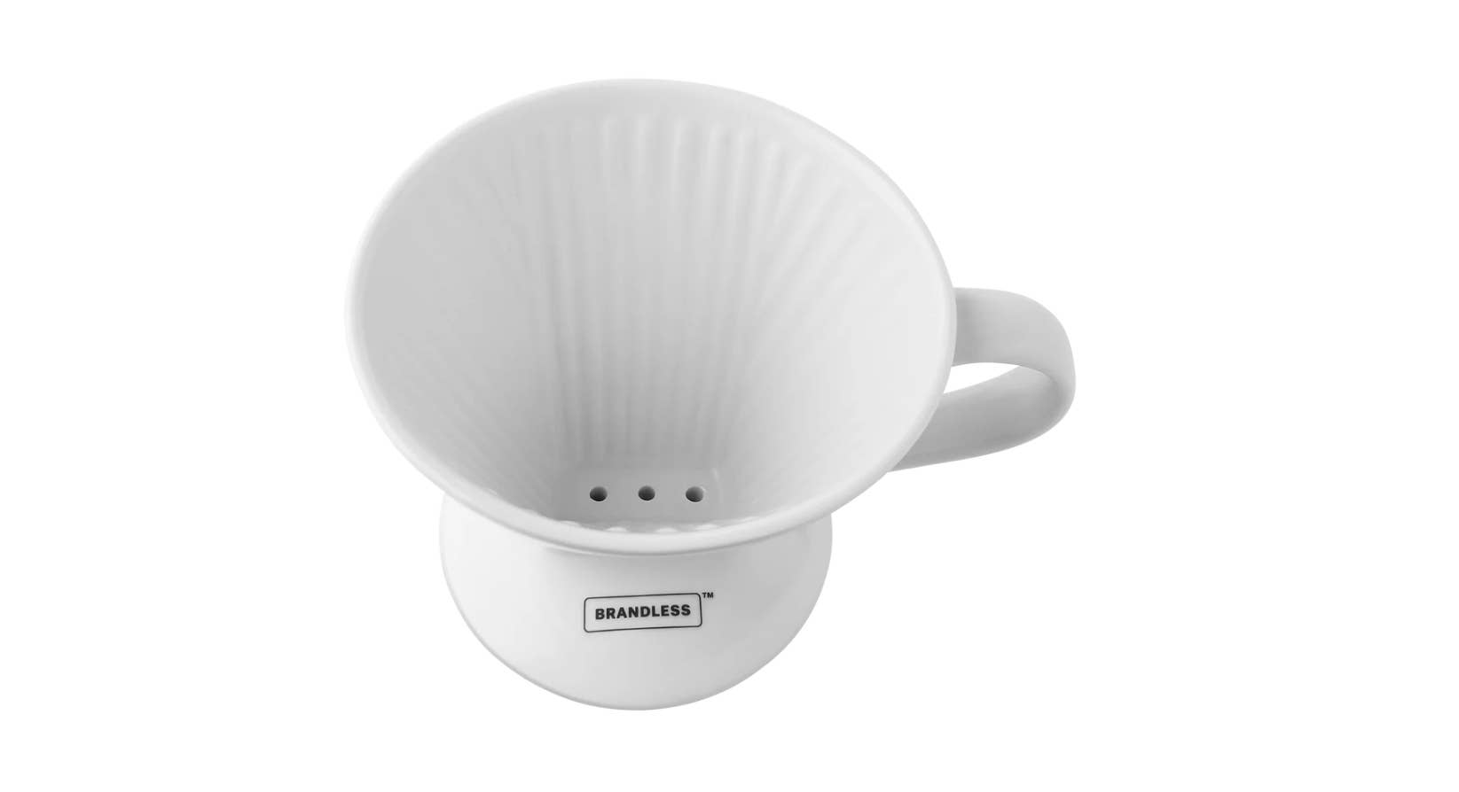 Porcelain Pour-Over Coffee Dripper: Brandless