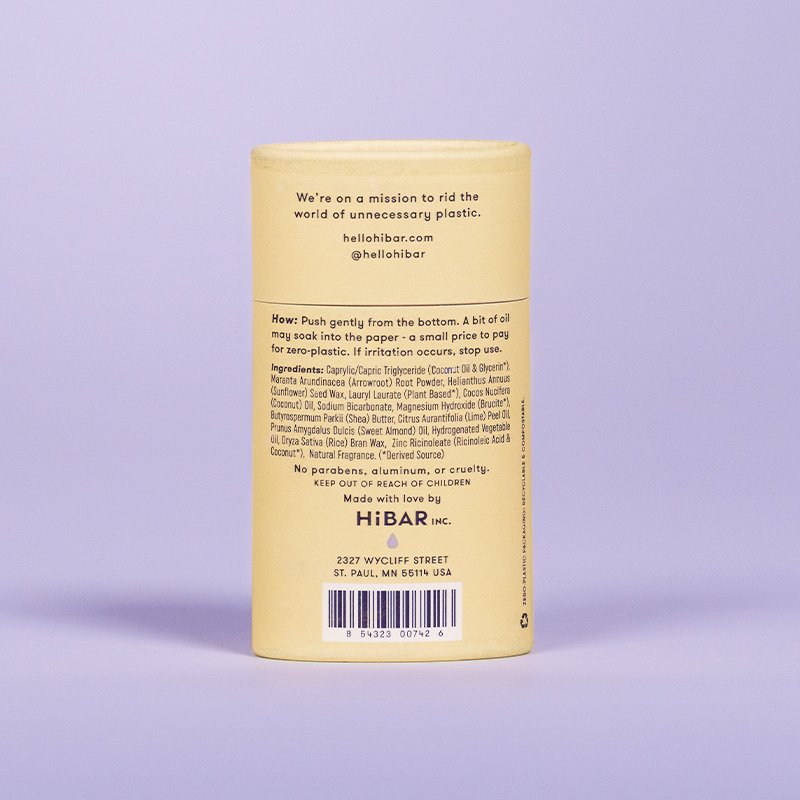 Deodorant: HiBAR