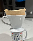 Porcelain Pour-Over Coffee Dripper: Brandless