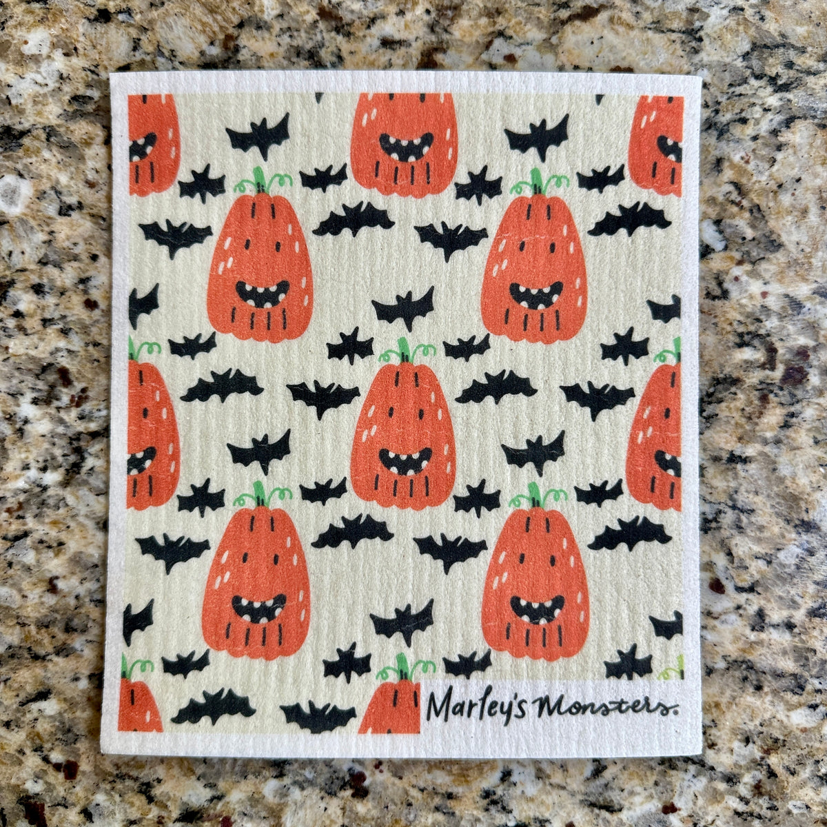 Swedish Dish Cloth: Spooky Halloween