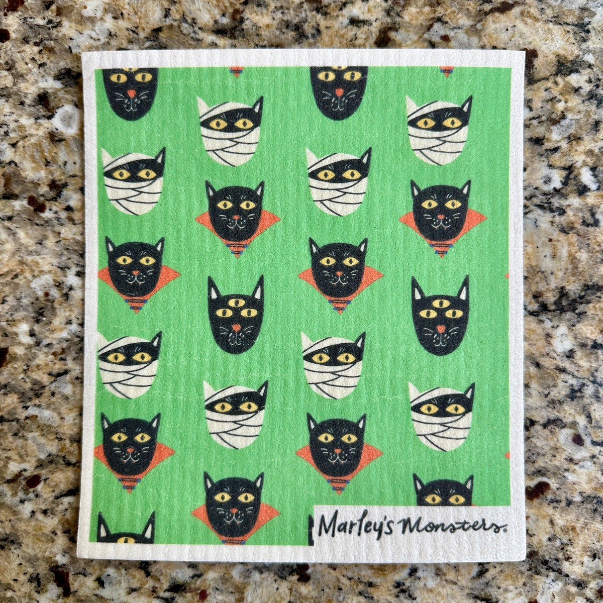 Swedish Dish Cloth: Spooky Halloween