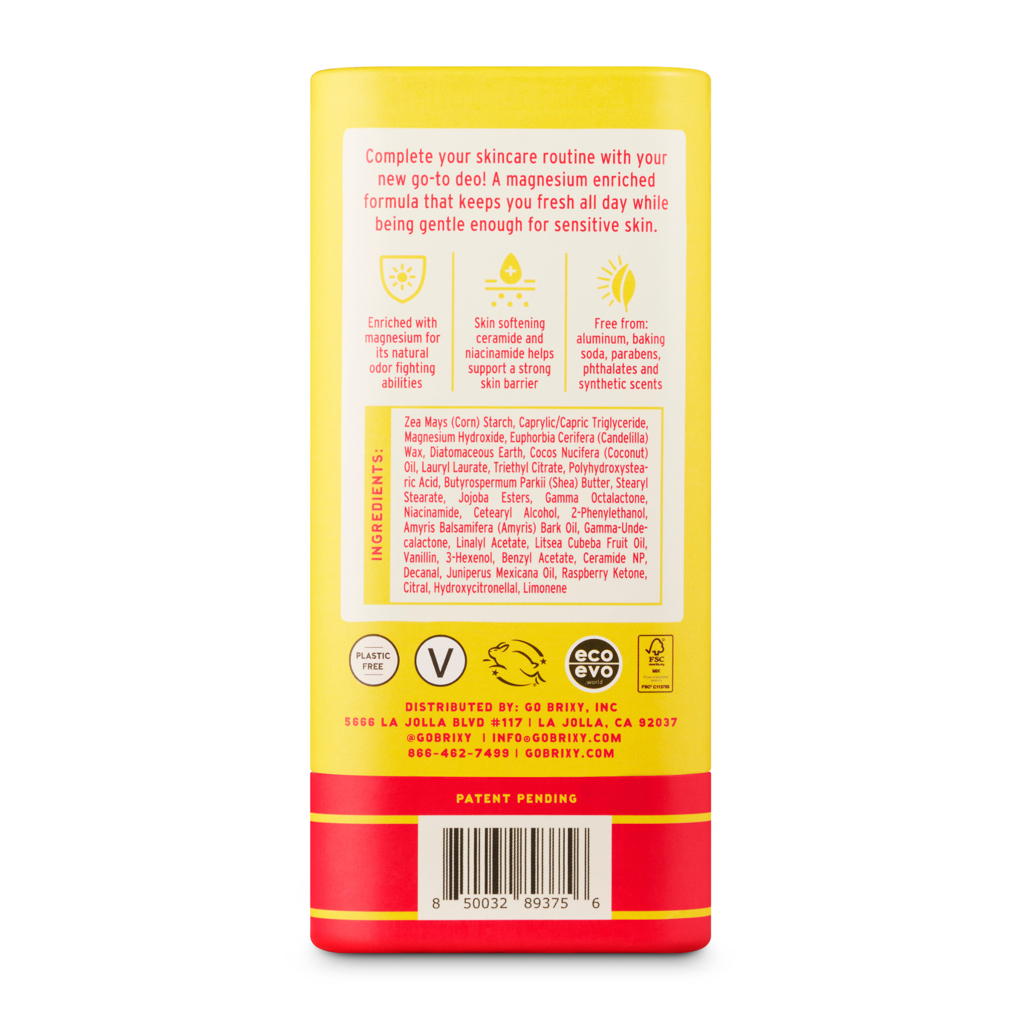 Deodorant: Magnesium Enriched &amp; Aluminum Free