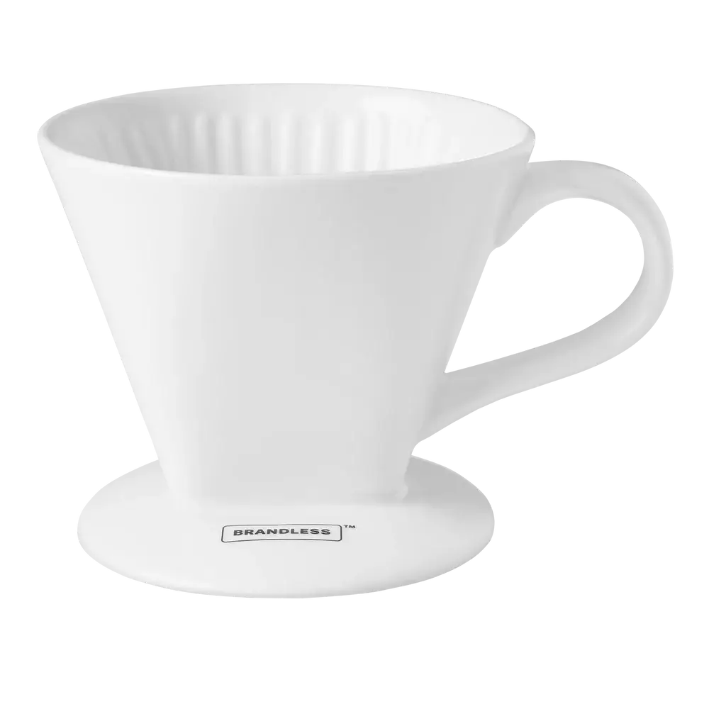 Porcelain Pour-Over Coffee Dripper: Brandless
